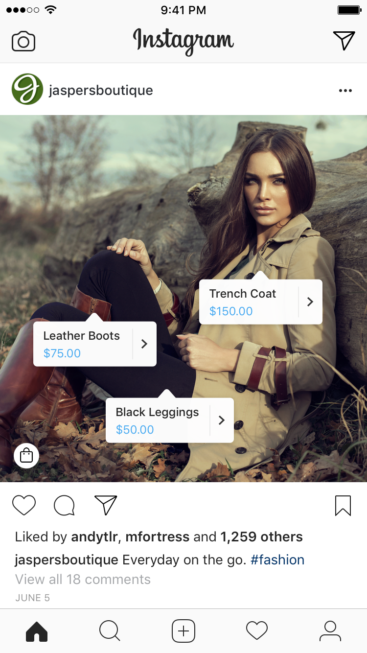 Instagram Shoppable Updates
